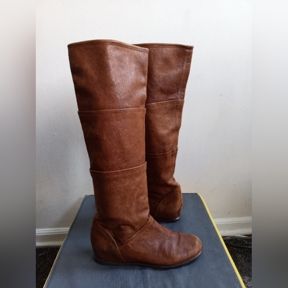 Stuart Weitzman Brown 100% Leather Made in Spain Knee High Boots size 7.5 - Picture 13 of 15